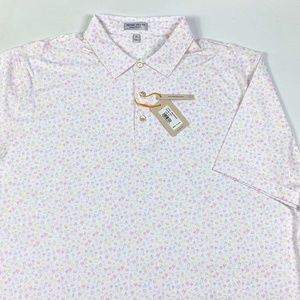 Peter Millar Summer Comfort Short Sleeve Golf Polo Shirt Mens Size XL
